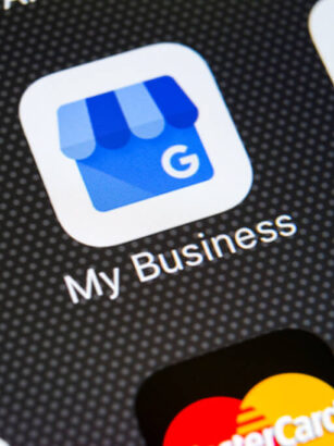 Ikona aplikacji Google My Business na smartfonie